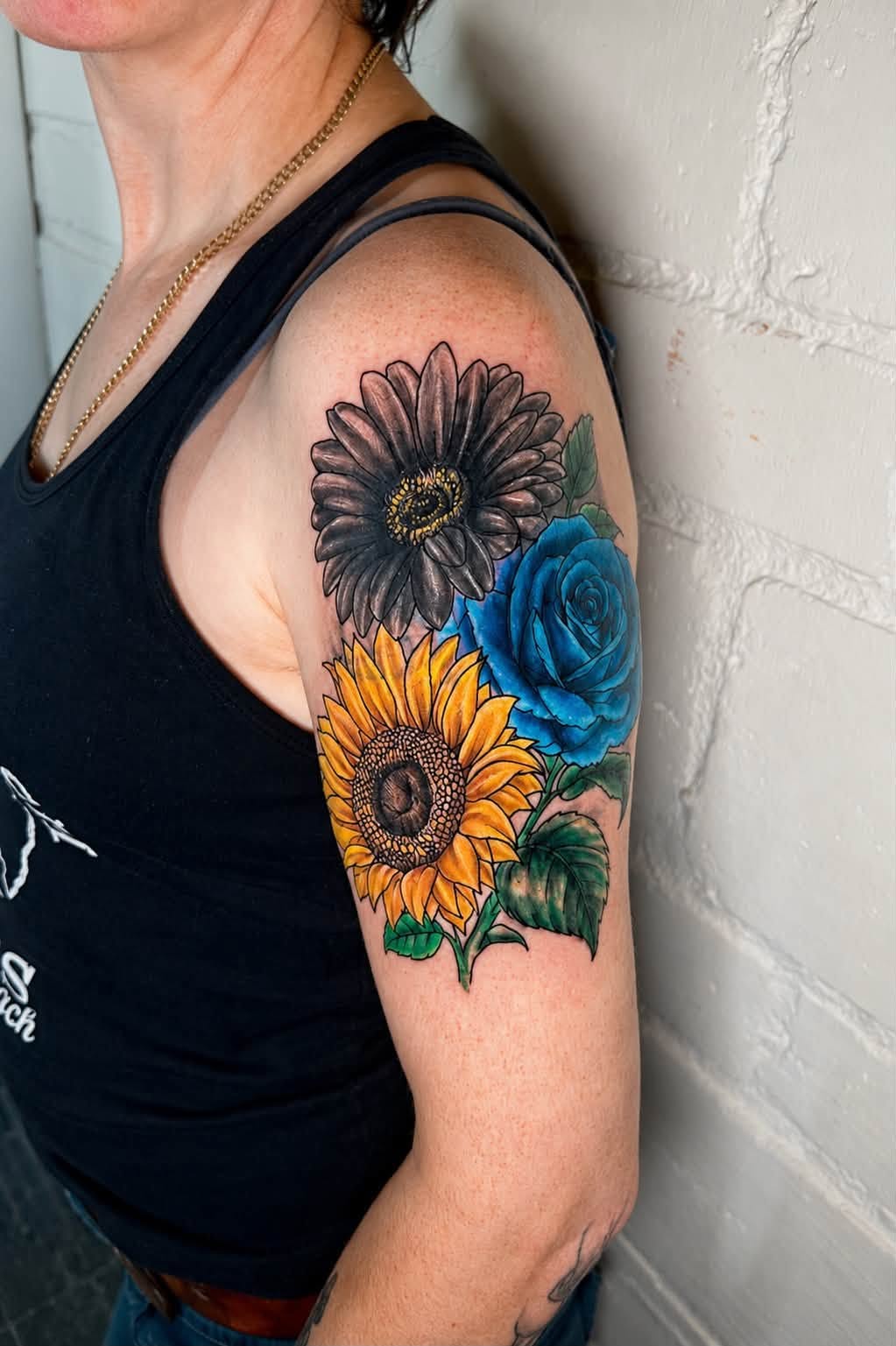 A garden in full color